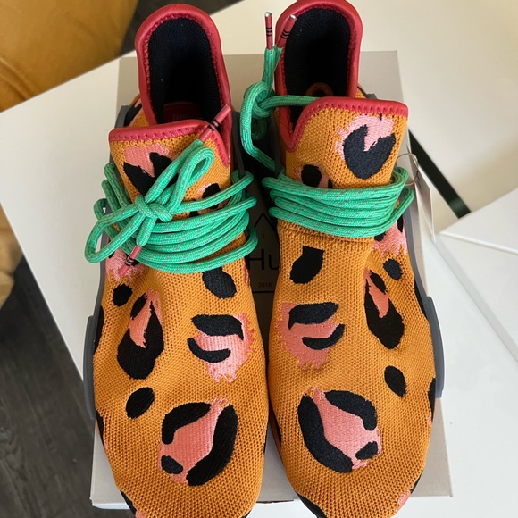 Pharrell Williams Adidas Sneakers Animal Print Hu Nmd - Picture 6 of 7